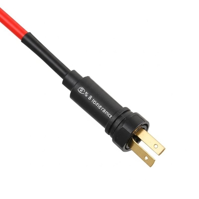 Sensor de temperatura NTC para pistola de carregamento de energia com tolerância B de 3% e terminais de latão estanhado
